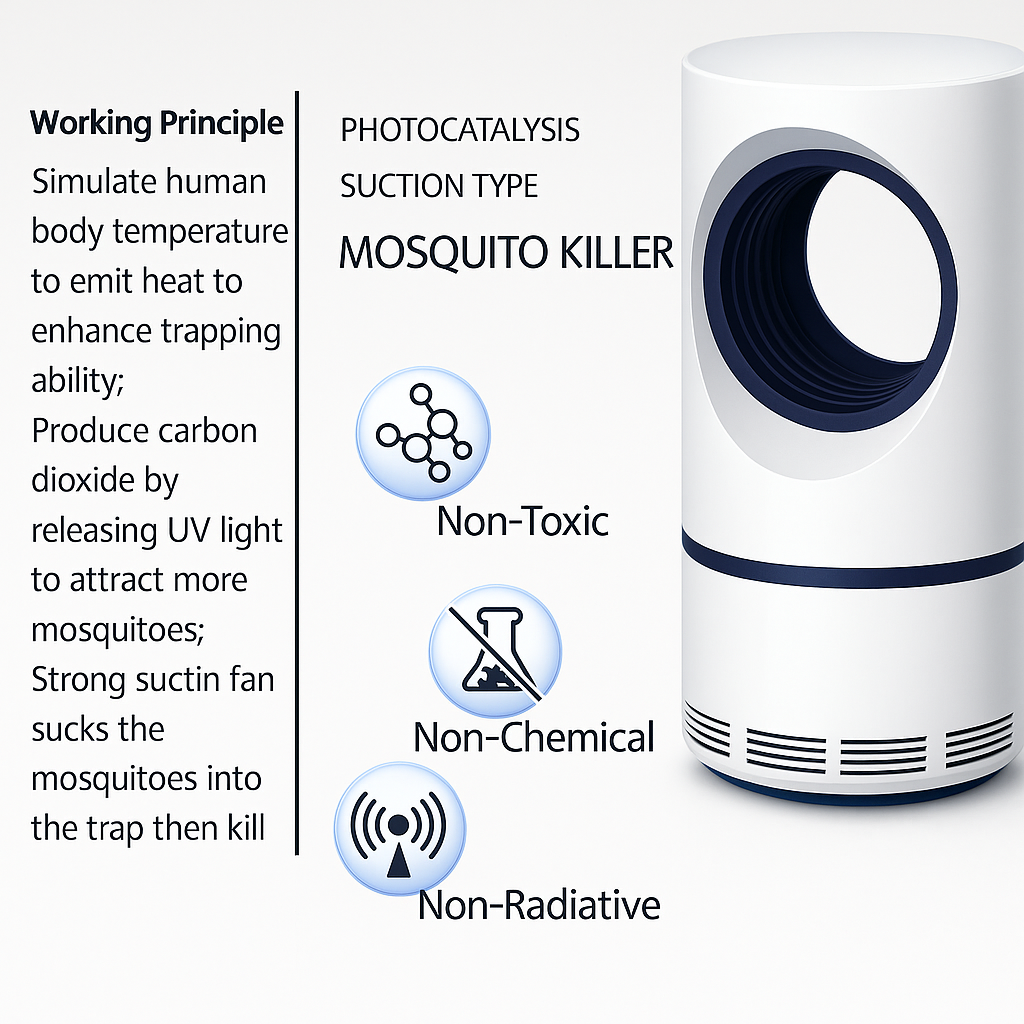 🛡 Electronic LED Mosquito Killer Machine Trap Lamp (USB Powered)